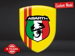Fiat Abarth Adesivi Lunotto Posteriore Alta Qualità Design Drift